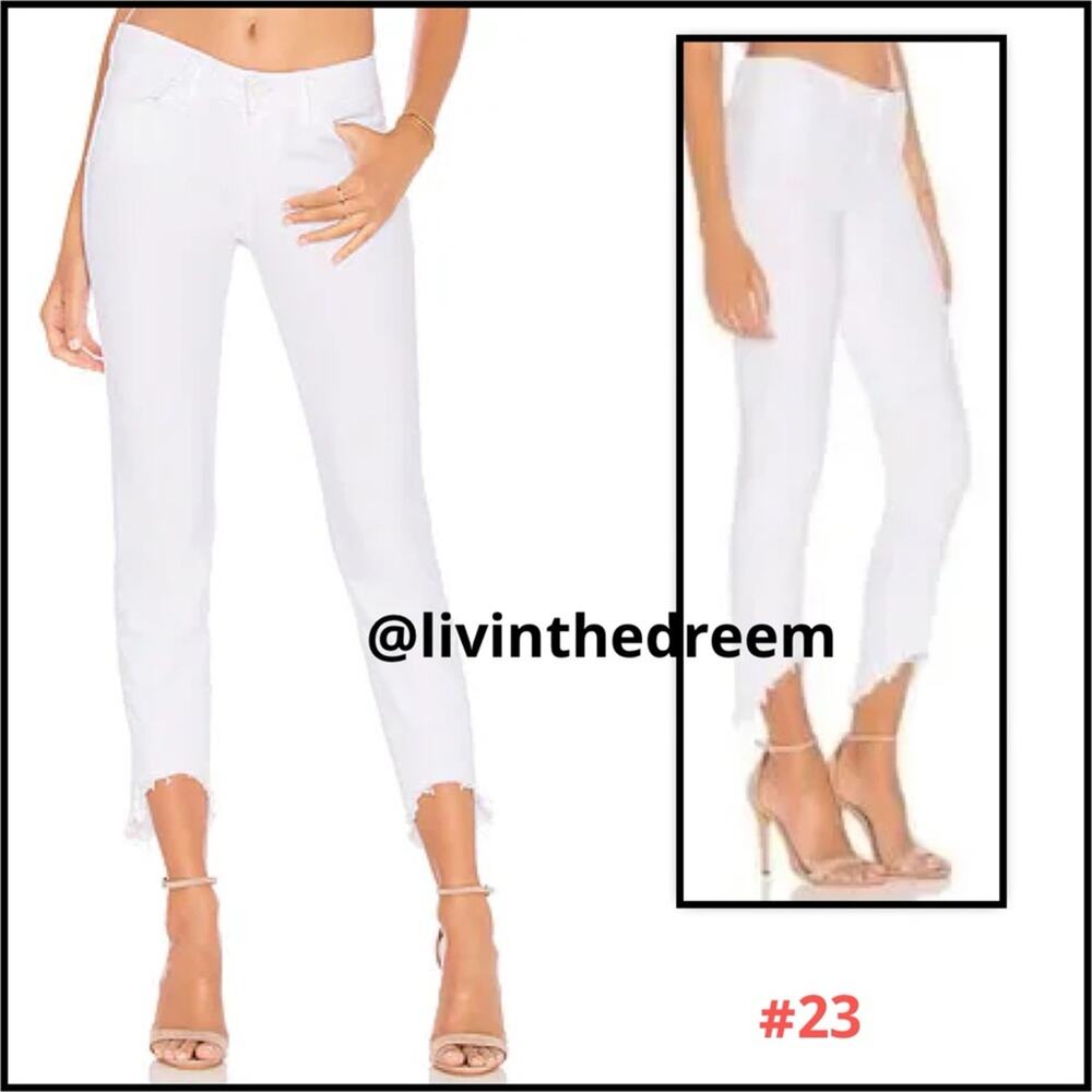 PAIGE DENIM Verdugo Crop Jeans in Crisp White SZ 29